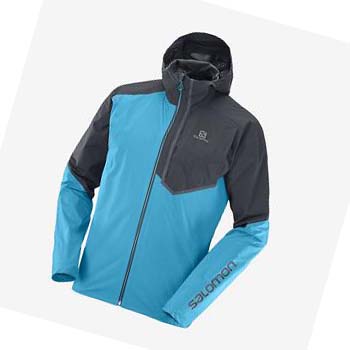 Chaquetas Salomon BONATTI TRAIL WATERPROOF Hombre Azules | MX 3278QMA